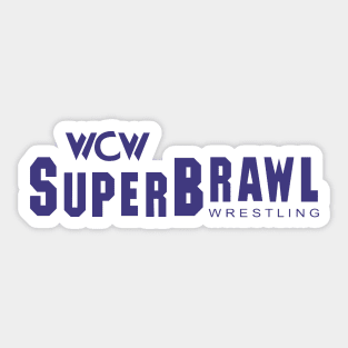 WCW Super Brawl Sticker